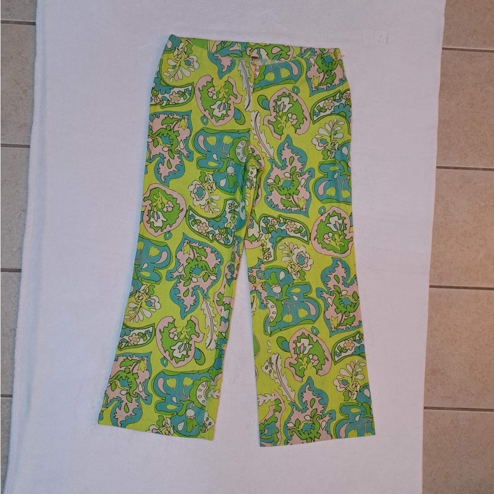 Women's size 14 Free People "Down and Out" Floral Print Pant